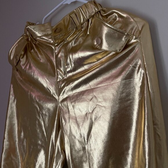 Metallic Gold Pants - Picture 6 of 9